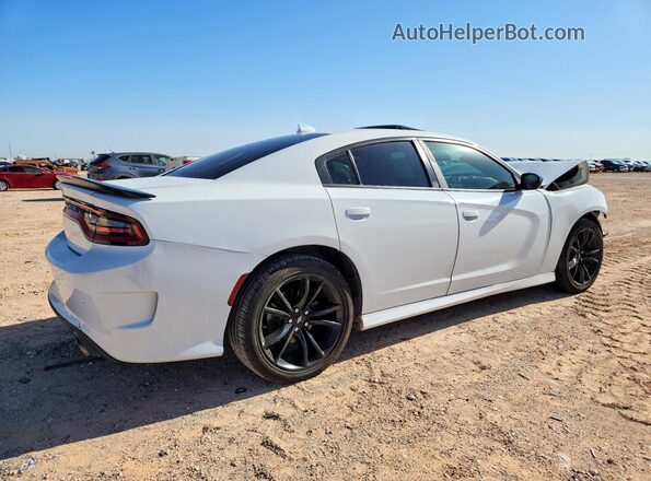 2C3CDXHG1JH217599 2018 DODGE CHARGER White Tył prawy