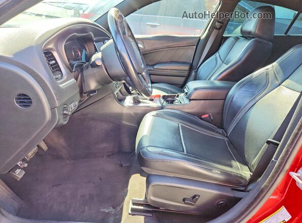 2C3CDXHG1JH230045 2018 DODGE CHARGER Red Front interior view