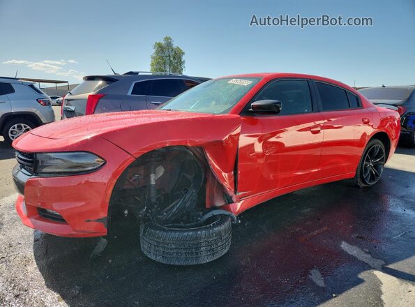 2C3CDXHG1JH230045 2018 DODGE CHARGER Red VIN sticker view