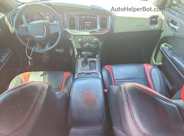 2C3CDXHG1KH740462 2019 DODGE CHARGER Gray Widok deski rozdzielczej