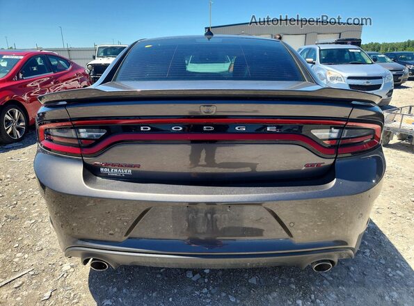 2C3CDXHG1KH740462 2019 DODGE CHARGER Gray Widok z tyłu