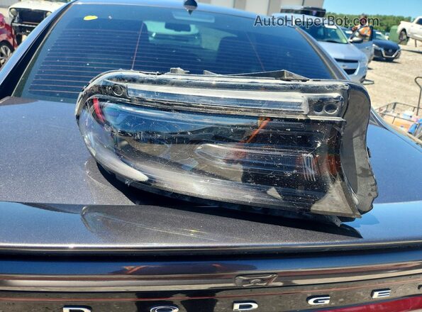 2C3CDXHG1KH740462 2019 DODGE CHARGER Gray Widok komory silnika