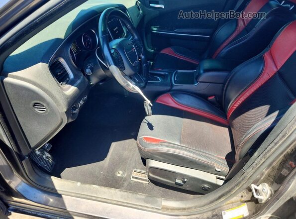 2C3CDXHG1KH740462 2019 DODGE CHARGER Gray Widok wnętrza z przodu