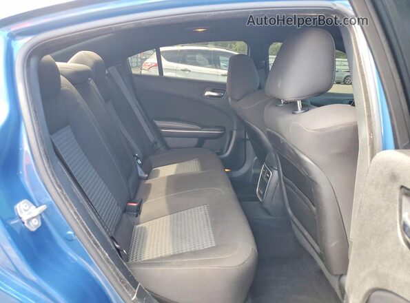 2C3CDXHG1LH177379 2020 DODGE CHARGER Blue Հետևի նստատեղերի տեսք