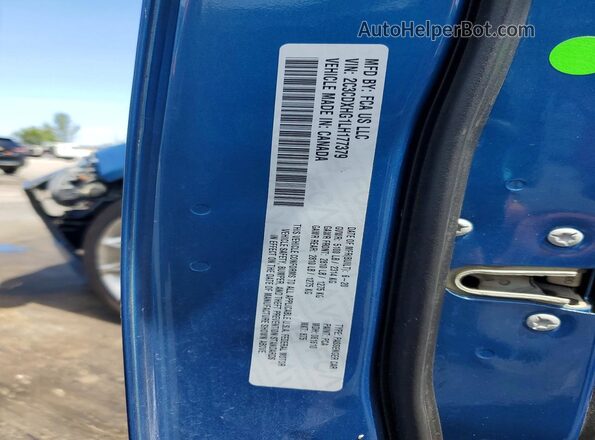 2C3CDXHG1LH177379 2020 DODGE CHARGER Blue Շարժիչի բաժամունքի տեսք