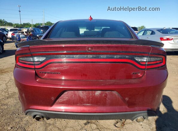 2C3CDXHG1MH640221 2021 DODGE CHARGER Burgundy Հետևի տեսք