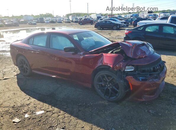 2C3CDXHG1MH640221 2021 DODGE CHARGER Burgundy Առջևի աջ