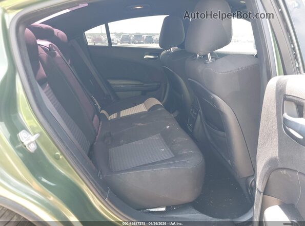 2C3CDXHG1MH643667 2021 DODGE CHARGER Green Widok naklejki z numerem VIN