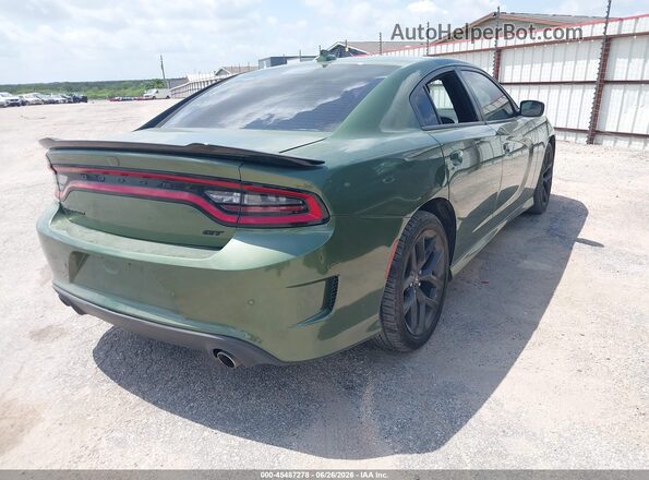 2C3CDXHG1MH643667 2021 DODGE CHARGER Green Tył prawy