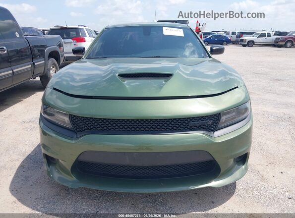2C3CDXHG1MH643667 2021 DODGE CHARGER Green Widok zestawu wskaźników