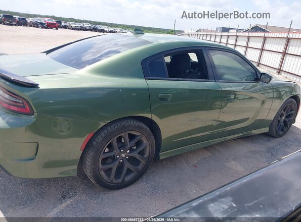 2C3CDXHG1MH643667 2021 DODGE CHARGER Green Widok wnętrza z tyłu