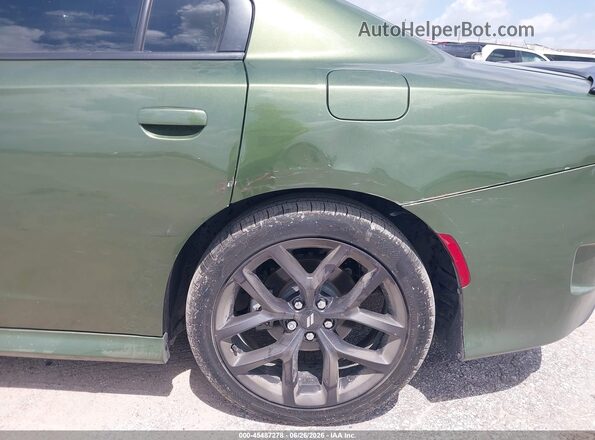 2C3CDXHG1MH643667 2021 DODGE CHARGER Green Widok z przodu