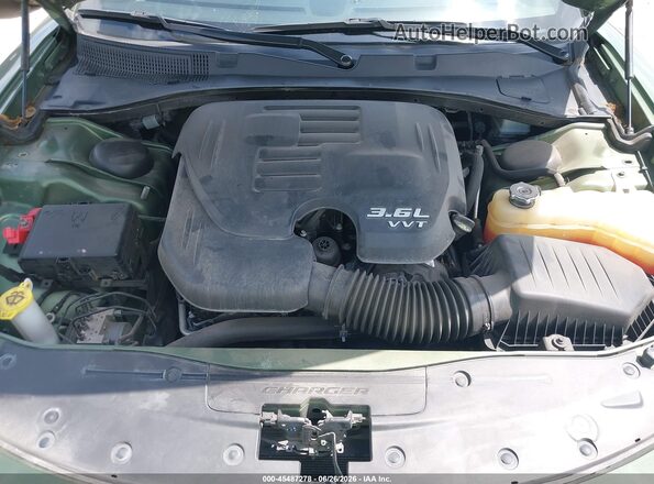 2C3CDXHG1MH643667 2021 DODGE CHARGER Green Widok z tyłu