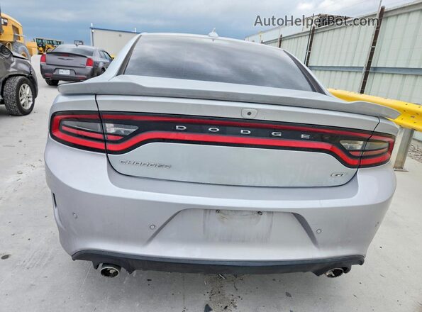 2C3CDXHG1NH129173 2022 DODGE CHARGER Silver Вид ззаду