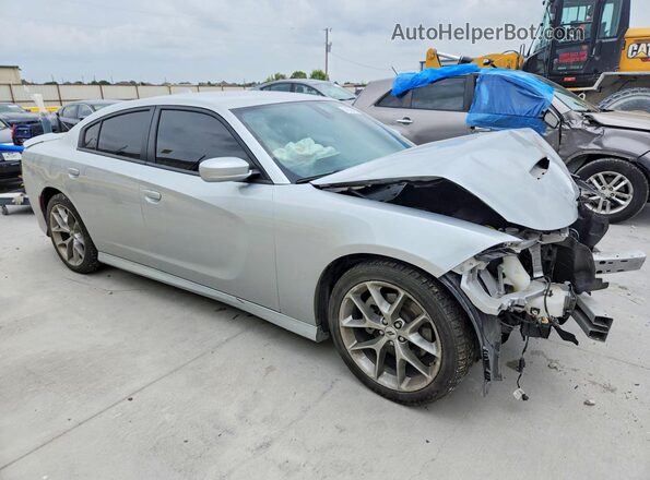 2C3CDXHG1NH129173 2022 DODGE CHARGER Silver Передня права чверть