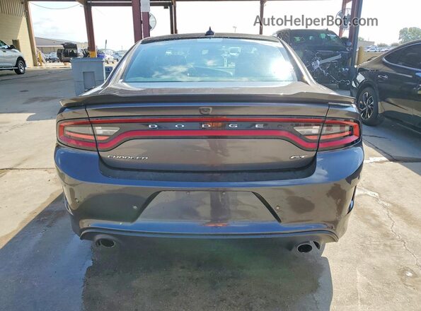 2C3CDXHG1NH186019 2022 DODGE CHARGER Gray Вид ззаду