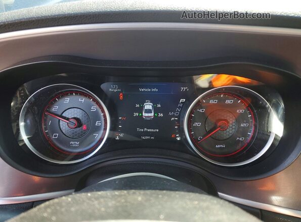 2C3CDXHG1NH186019 2022 DODGE CHARGER Gray Вид щитка приладів