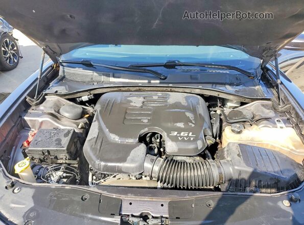 2C3CDXHG1NH186019 2022 DODGE CHARGER Gray Вид задньої частини салону