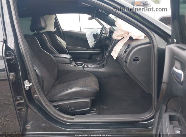 2C3CDXHG1NH221626 2022 DODGE CHARGER Черный Вид салона спереди