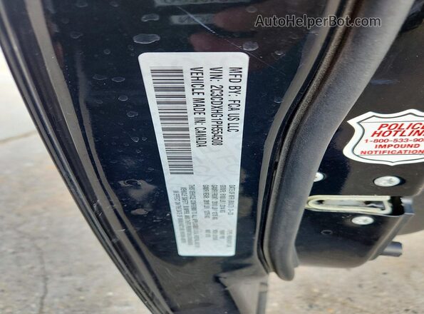 2C3CDXHG1PH554508 2023 DODGE CHARGER Black Engine compartment view