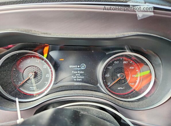 2C3CDXHG1PH554508 2023 DODGE CHARGER Black Instrument cluster view