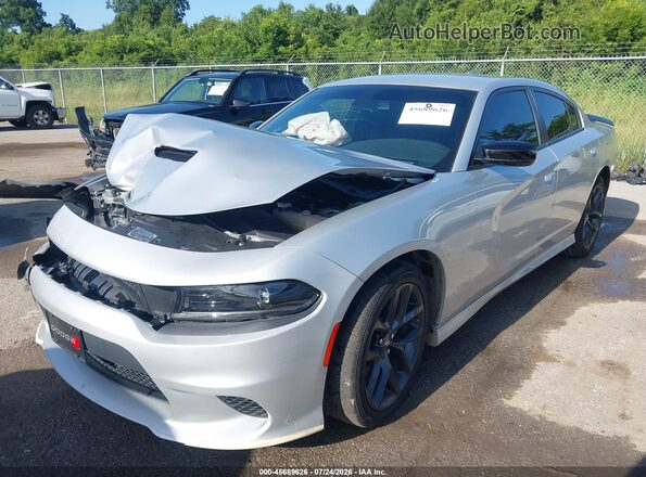 2C3CDXHG1PH663437 2023 DODGE CHARGER Серебряный Передняя левая четверть