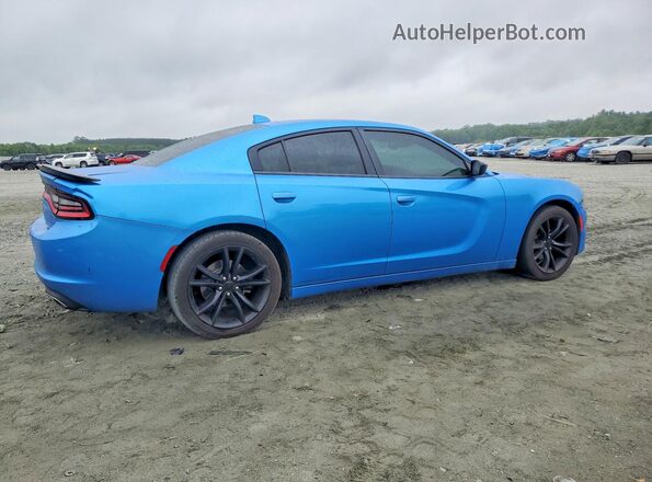 2C3CDXHG2GH138838 2016 DODGE CHARGER Синий Задняя правая четверть