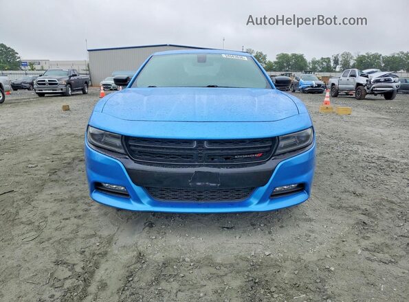 2C3CDXHG2GH138838 2016 DODGE CHARGER Синий Вид спереди