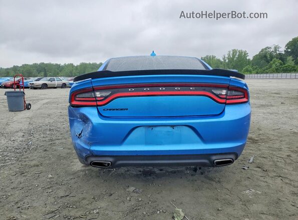 2C3CDXHG2GH138838 2016 DODGE CHARGER Синий Вид сзади