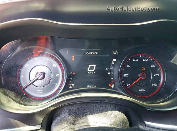 2C3CDXHG2GH242360 2016 DODGE CHARGER Charcoal Widok zestawu wskaźników