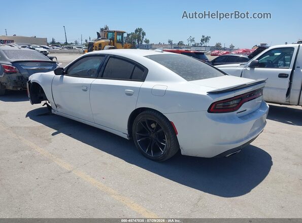 2C3CDXHG2GH302721 2016 DODGE CHARGER White Հետևի ձախ