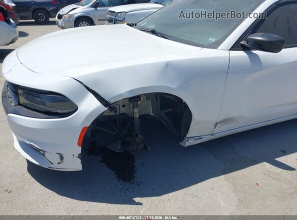 2C3CDXHG2GH302721 2016 DODGE CHARGER White Դիմացի տեսք