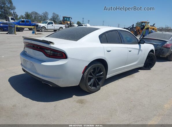 2C3CDXHG2GH302721 2016 DODGE CHARGER White Հետևի աջ