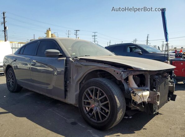 2C3CDXHG2HH528338 2017 DODGE CHARGER Gray Առջևի աջ