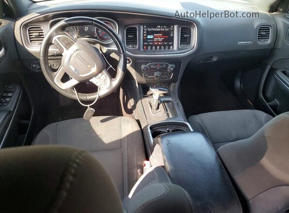 2C3CDXHG2HH528338 2017 DODGE CHARGER Gray Առջևի վահանակի տեսք