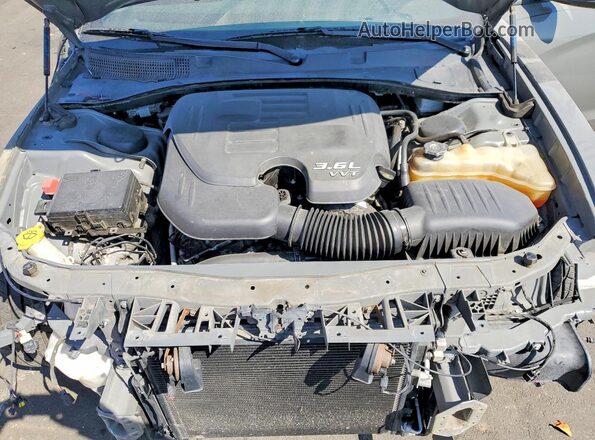 2C3CDXHG2HH528338 2017 DODGE CHARGER Gray Սալոնի հետևի տեսք