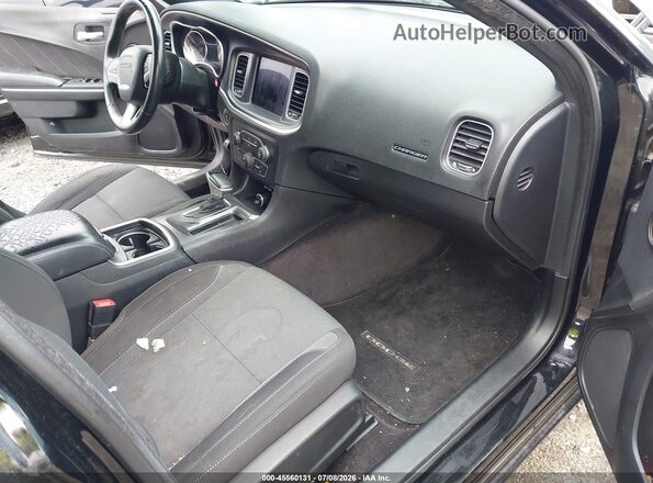 2C3CDXHG2HH533538 2017 DODGE CHARGER Black Vista interior delantera