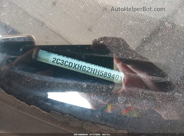 2C3CDXHG2HH589401 2017 DODGE CHARGER Серый Вид подкапотного пространства