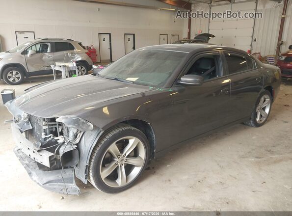2C3CDXHG2HH589401 2017 DODGE CHARGER Серый Передняя левая четверть