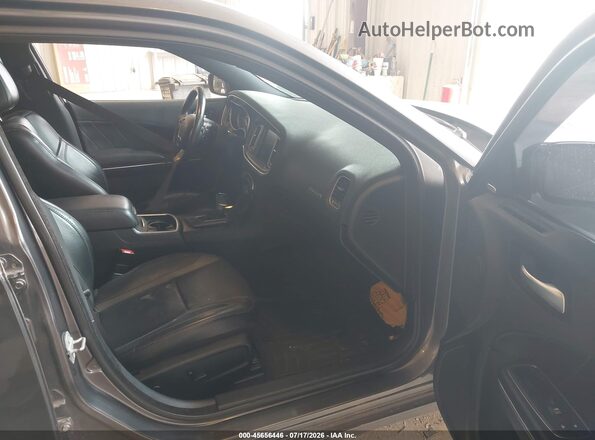 2C3CDXHG2HH589401 2017 DODGE CHARGER Серый Вид салона спереди