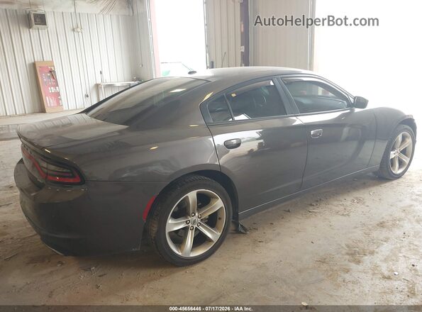 2C3CDXHG2HH589401 2017 DODGE CHARGER Серый Задняя правая четверть