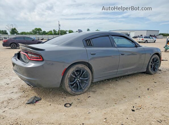 2C3CDXHG2JH200326 2018 DODGE CHARGER Gray Trasero derecho