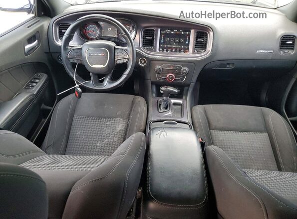 2C3CDXHG2JH200326 2018 DODGE CHARGER Gray Vista del salpicadero