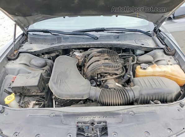 2C3CDXHG2JH200326 2018 DODGE CHARGER Gray Vista interior trasera