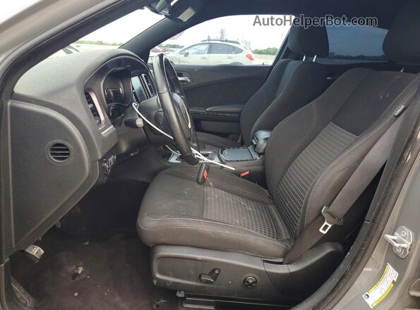 2C3CDXHG2JH200326 2018 DODGE CHARGER Gray Vista interior delantera
