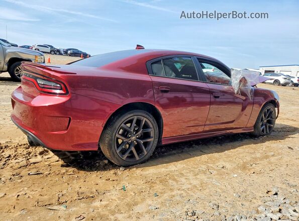 2C3CDXHG2JH215781 2018 DODGE CHARGER Бордовый Задняя правая четверть