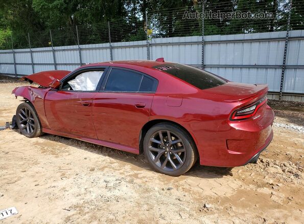 2C3CDXHG2JH215781 2018 DODGE CHARGER Бордовый Задняя левая четверть