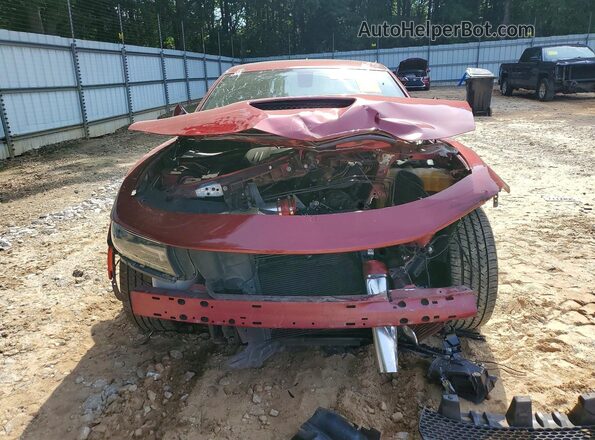 2C3CDXHG2JH215781 2018 DODGE CHARGER Бордовый Вид спереди