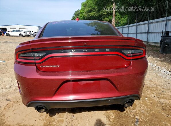 2C3CDXHG2JH215781 2018 DODGE CHARGER Бордовый Вид сзади