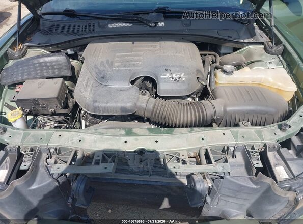 2C3CDXHG2JH221001 2018 DODGE CHARGER Green Հետևի տեսք